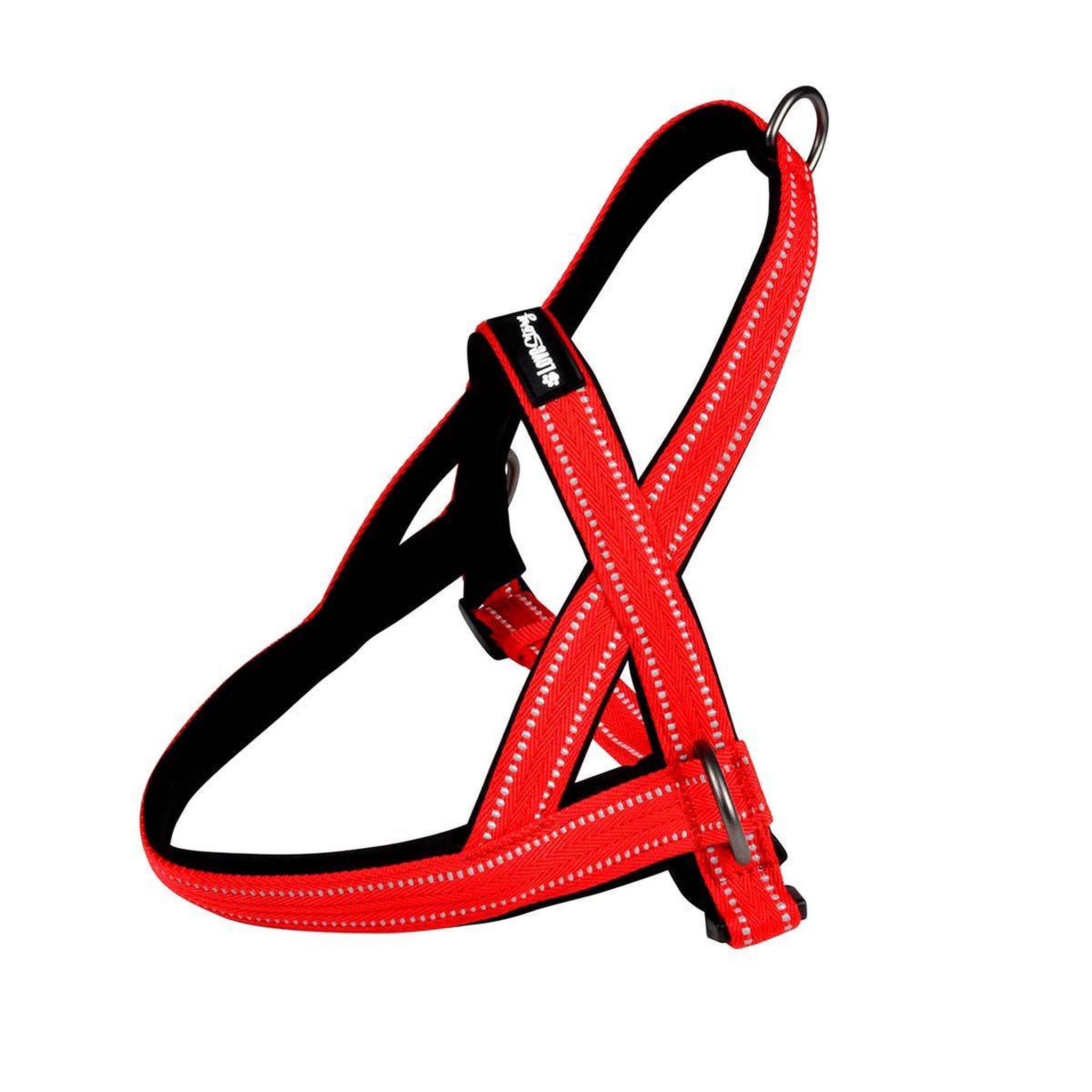 LOVE STORY Harnais norvégien  expert réglable  65cm rouge