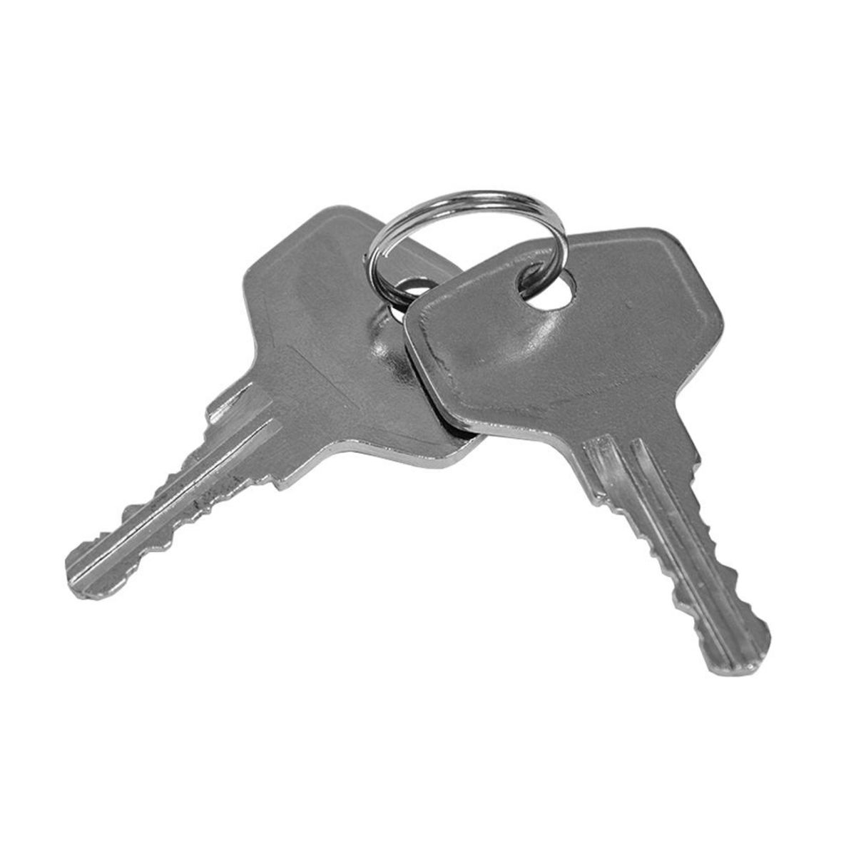 tectake Lot de 4 poignées de fenêtre verouillables en position inclinée et fermée blanc