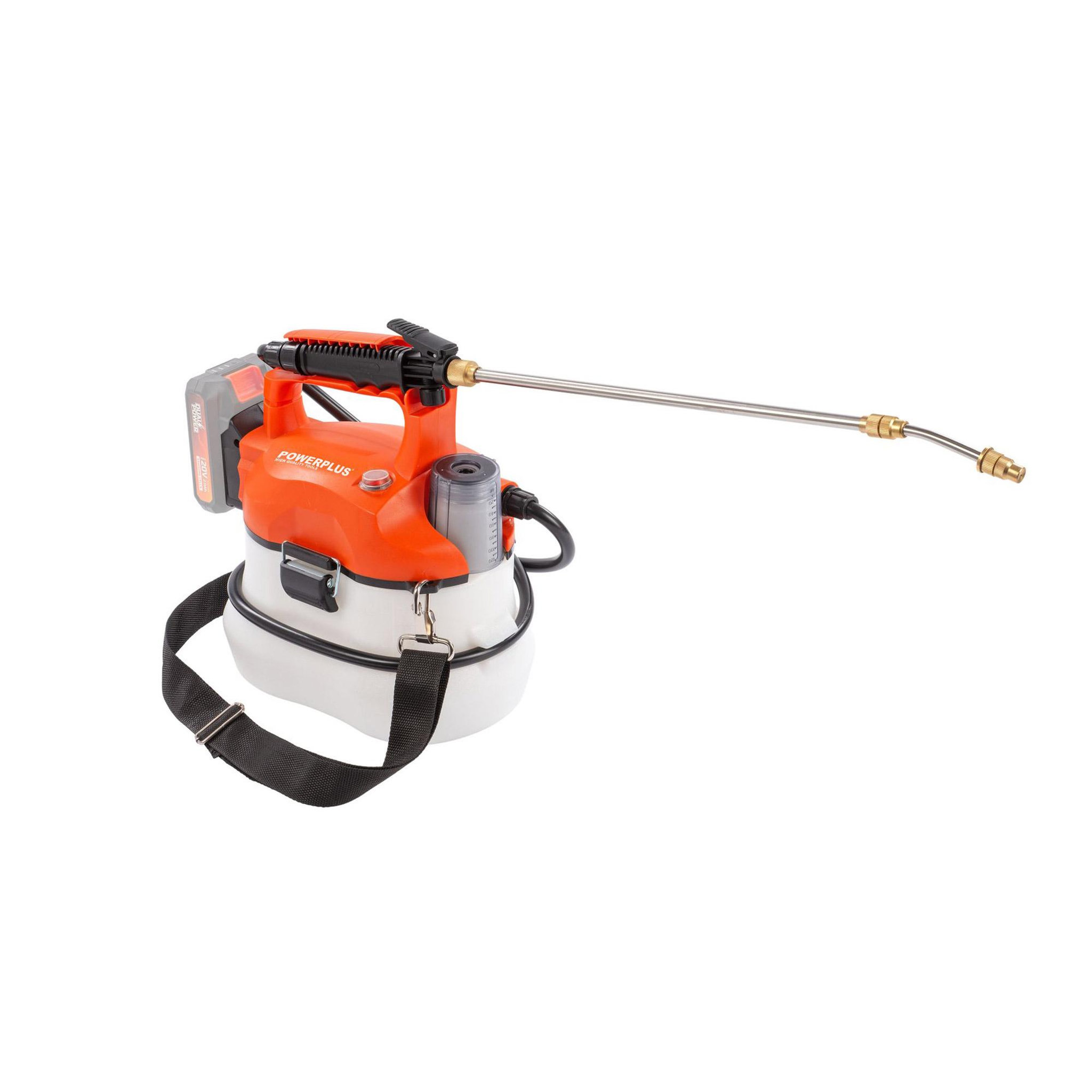 Voir la diapositive 5 : DUAL POWER Pulvérisateur à batterie 20volts 4litres