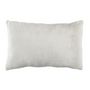 Voir la diapositive 2 : Paris Prix Coussin Déco Flanelle  Grosse Côtes  30x50cm Blanc