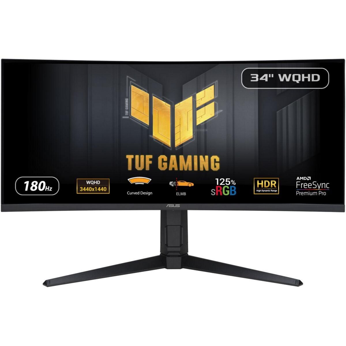 ASUS Ecran PC Gamer TUF VG34VQL3A Incurvé 34'' VA