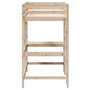 Voir la diapositive 5 : VIDAXL Lit superpose avec bureau 90x200 cm bois de pin massif