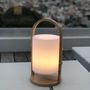 Voir la diapositive 6 : Lumisky Lot de 2 Lanternes sans fil LED WOODY Bois Bois H37CM