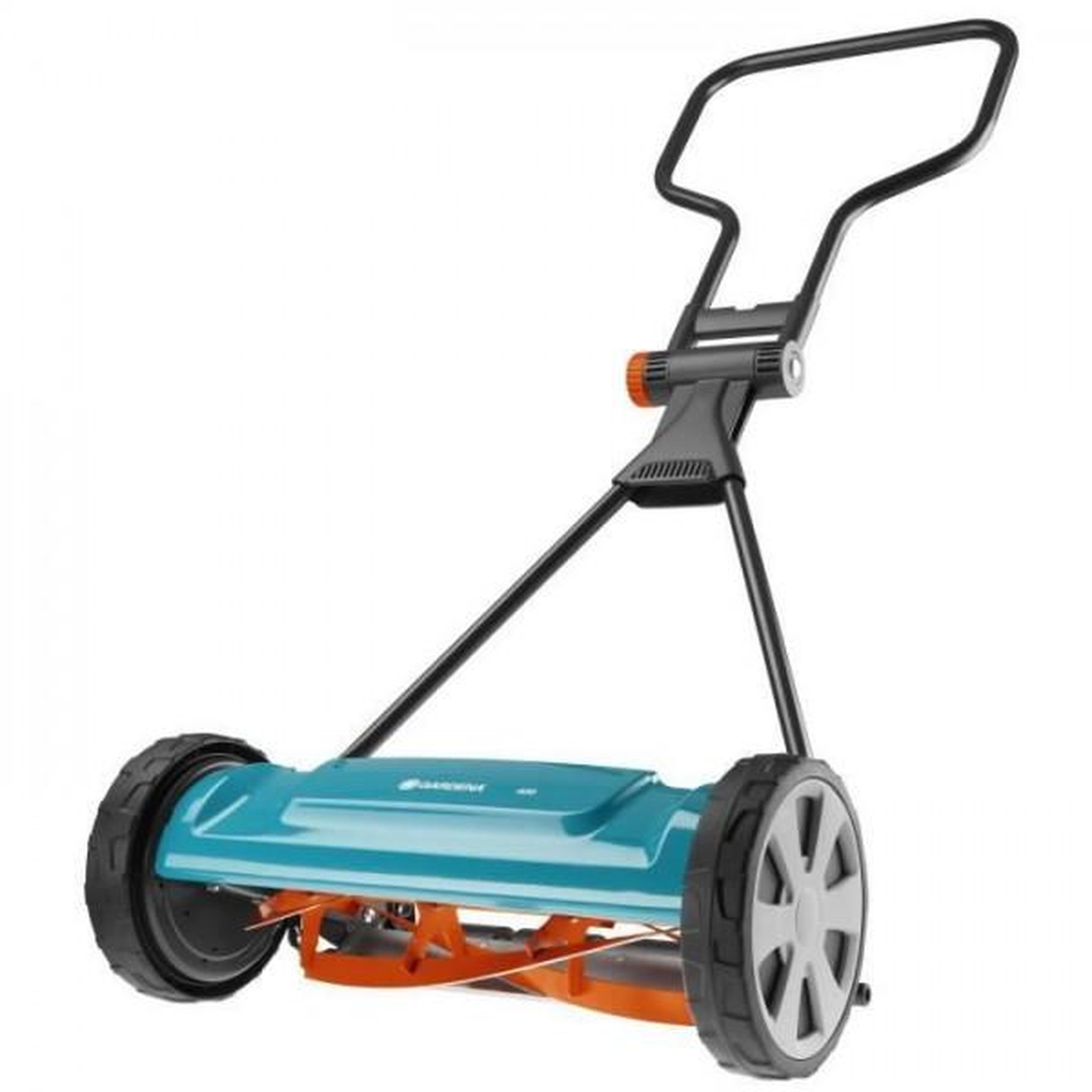 Voir la diapositive 1 : Gardena Tondeuse a Gazon GARDENA   hélicoidale 400 Classic– Surface tonte max 200m² – Hauteur de coupe 12 a 42mm – Largeur de coupe 40cm