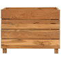Voir la diapositive 3 : VIDAXL Lit sureleve 50x40x38 cm bois de teck recycle et acier
