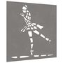 Voir la diapositive 3 : VIDAXL Decoration murale jardin 55x55 cm motif de danseuse de ballet