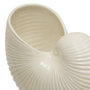 Voir la diapositive 2 : ATMOSPHERA Vase Coquillage en Dolomite  Océania  22cm Blanc