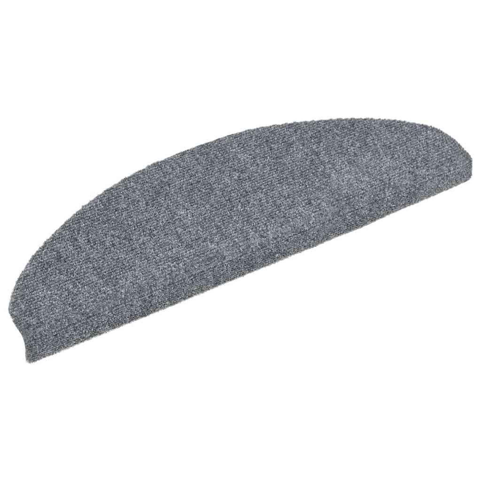 Voir la diapositive 2 : VIDAXL Tapis d'escalier autocollant 20 pcs gris clair 65x21x4 cm