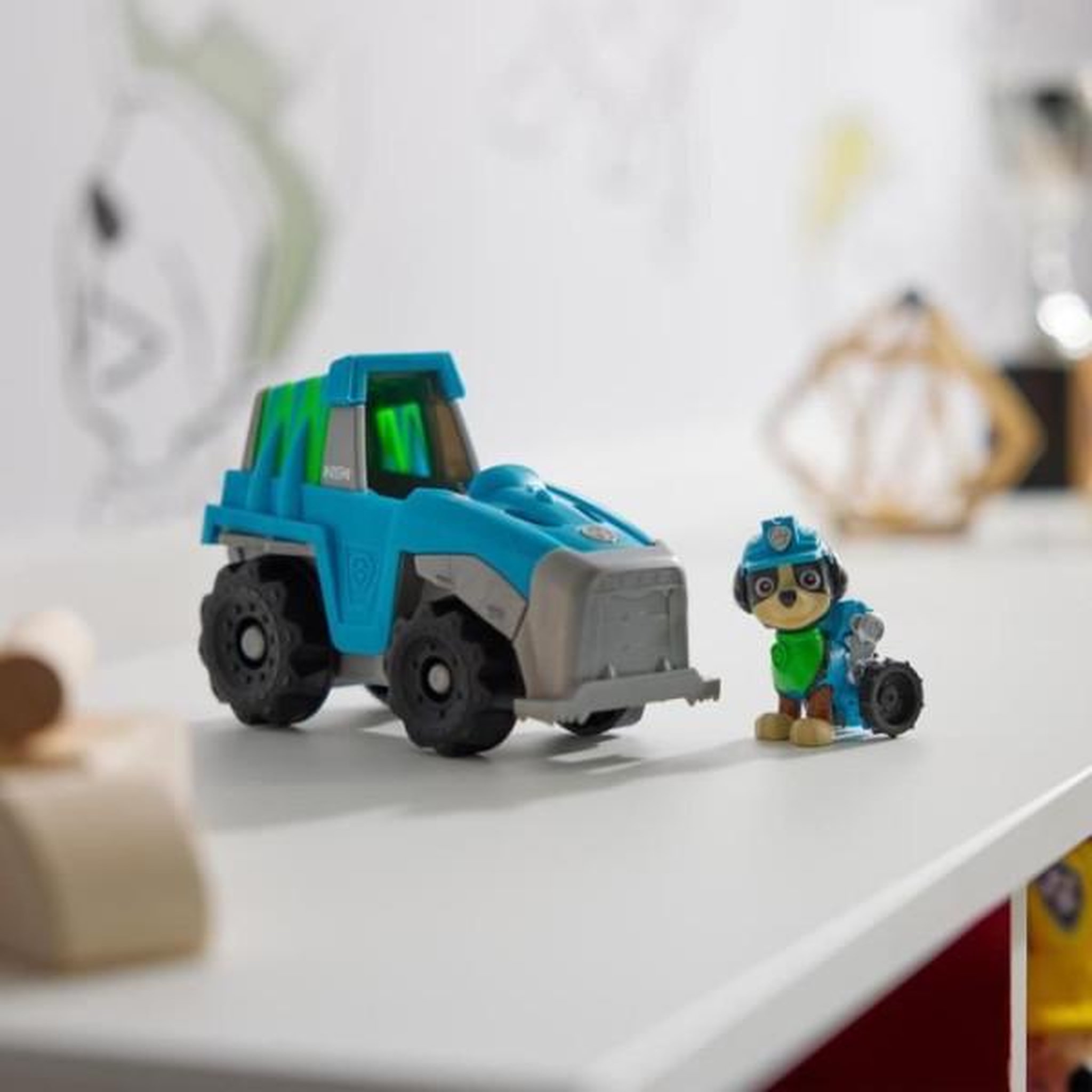 Voir la diapositive 5 : PAW PATROL Véhicule avec Figurine Rex Paw Patrol Pat'Patrouille