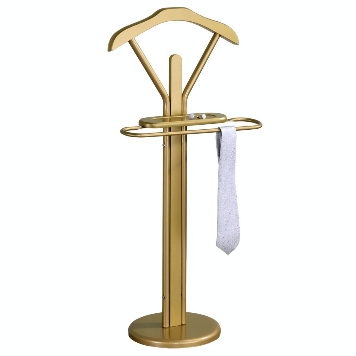 IDIMEX Valet FABIO, en métal laqué et MDF