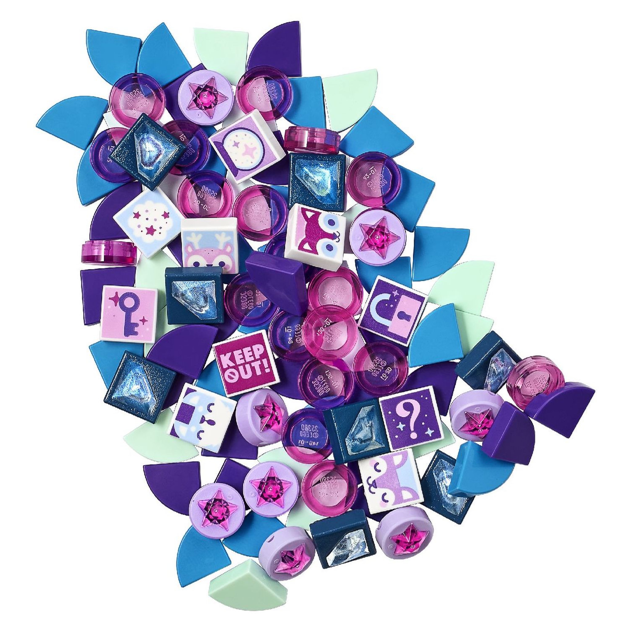 Voir la diapositive 2 : LEGO DOTS 41921 Tuiles de décoration DOTS
