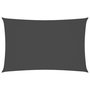 Voir la diapositive 2 : VIDAXL Voile de parasol tissu oxford rectangulaire 2x5 m anthracite
