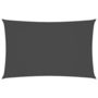 Voir la diapositive 2 : VIDAXL Voile de parasol tissu oxford rectangulaire 2x5 m anthracite