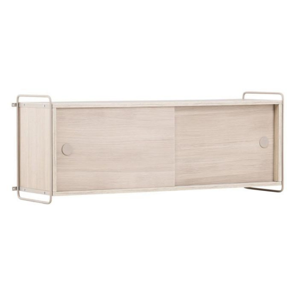 Paris Prix Étagère Murale 2 Portes  Paris  122cm Naturel