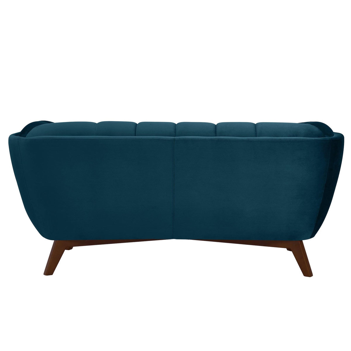 Rendez vous déco Canapé 3 places en velours vert foncé - Mona
