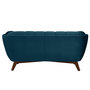 Voir la diapositive 5 : Rendez vous déco Canapé 3 places en velours vert foncé - Mona