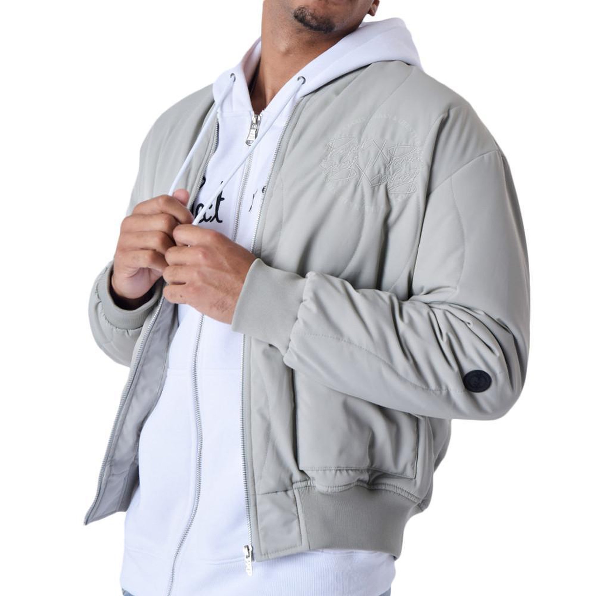 Voir la diapositive 2 : Project X Veste bomber kaki homme project x paris vague