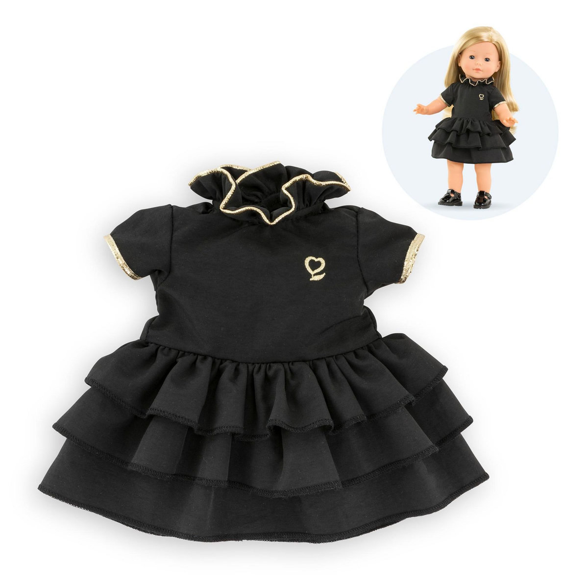 Corolle Petite Robe Noire pour poupée ma Corolle