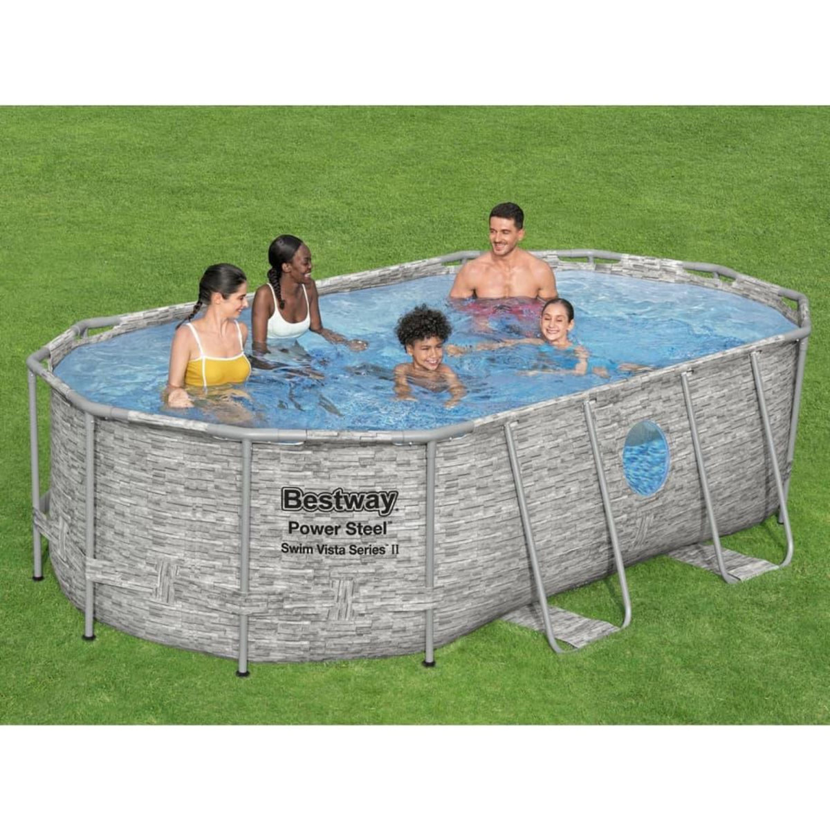 BESTWAY Bestway Ensemble de piscine Power Steel 427x250x100 cm