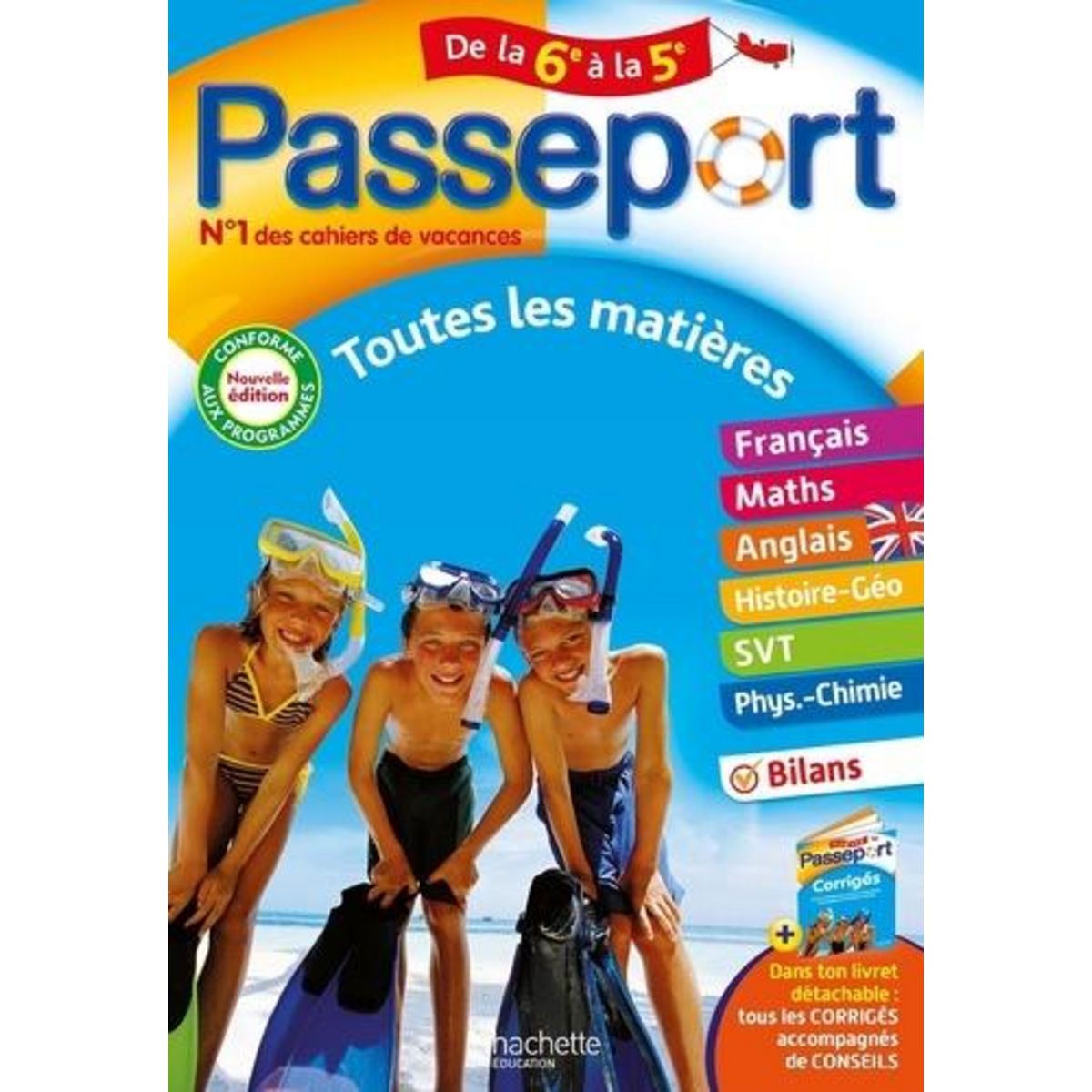 PASSEPORT TOUTES LES MATIERES DE LA 6E A LA 5E. EDITION 2024, Lisle Isabelle de