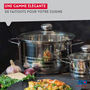 Voir la diapositive 4 : ELO Ensemble de 1 Poêle de cuisson 24 cm et 4 faitouts 12, 16, 20 et 24 cm Elo Prima Brillant