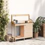 Voir la diapositive 3 : VIDAXL Table de rempotage avec armoire bois massif de sapin