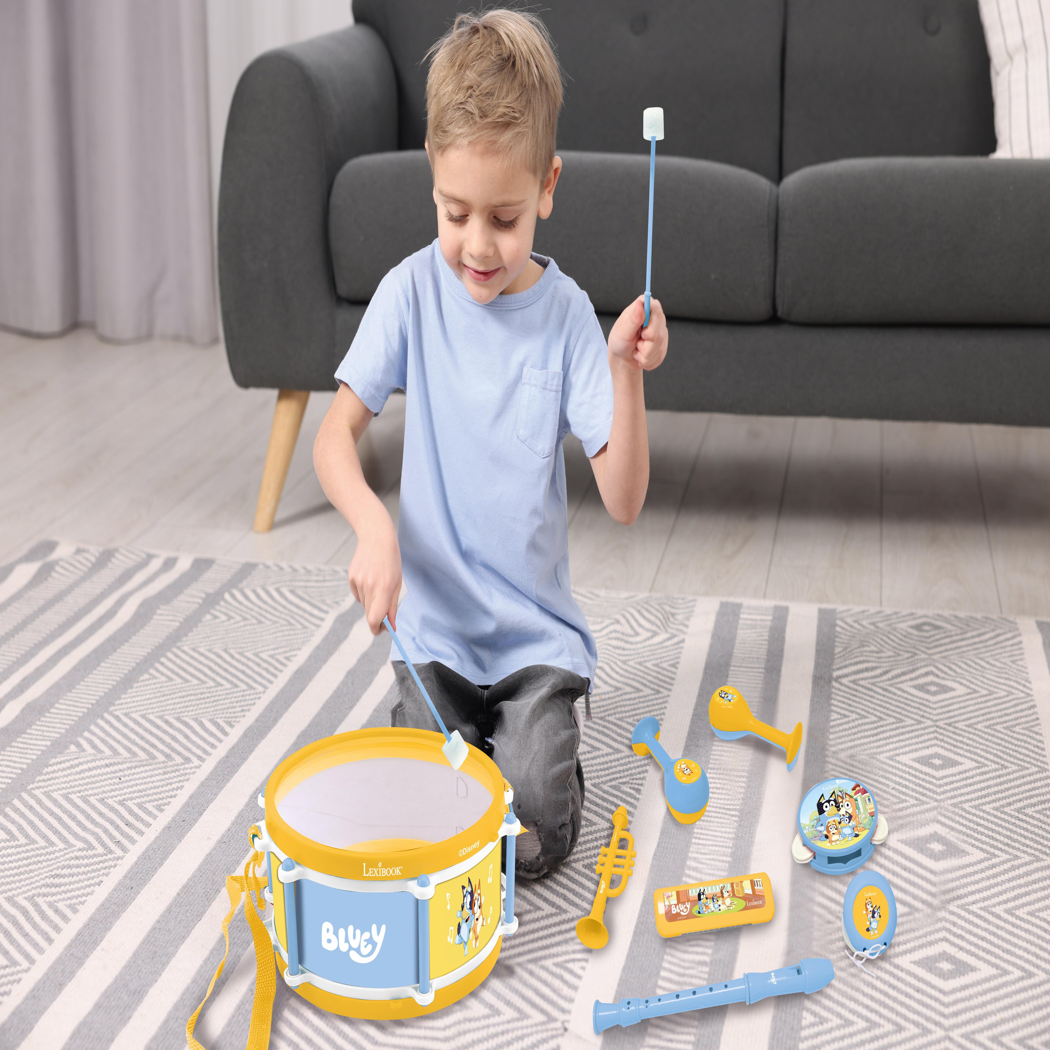 Voir la diapositive 5 : Lexibook Set Musical 7pcs Bluey
