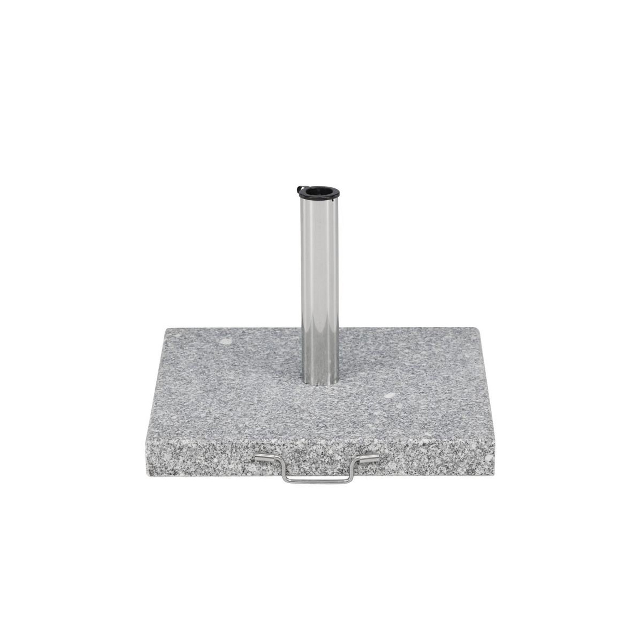 Voir la diapositive 4 : Paris Prix Pied de Parasol Moucheté Carré  Stathera  50cm Gris