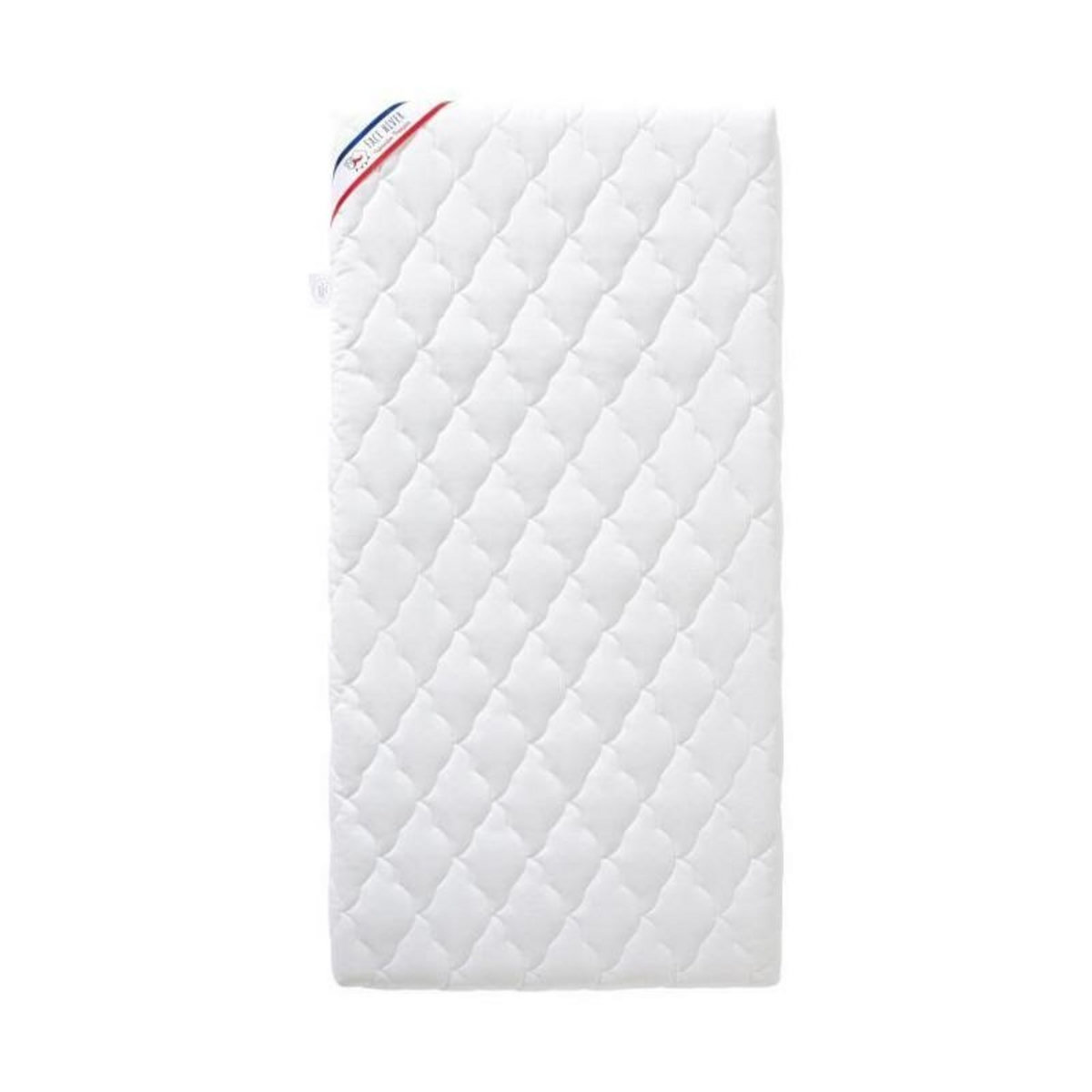 P'TIT LIT Matelas Bébé Climatisé - 60x120x10 cm - Reversible - Déhoussable - Anti Acarien - Fabrication Française