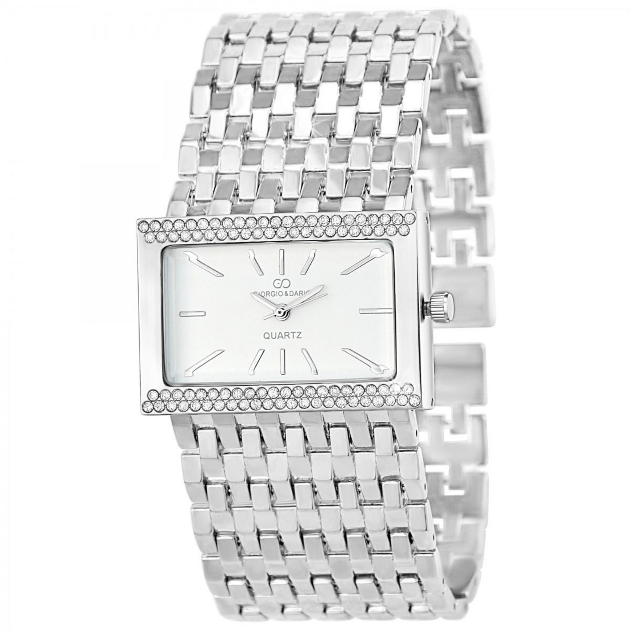 SC CRYSTAL Montre Daria élégante ornée de Cristaux scintillants par SC Crystal