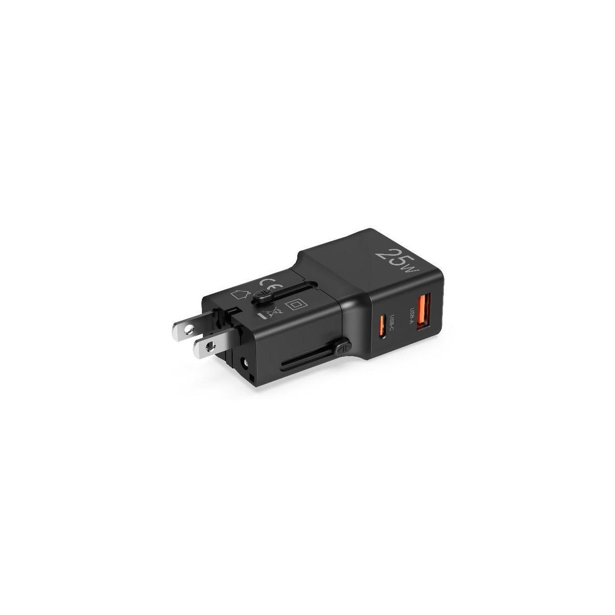 Voir la diapositive 3 : CELLY Celly MULTIPLUGSL25W chargeur d'appareils mobiles Casques, Smartphone, Tablette Noir Secteur Charge rapide Intérieure