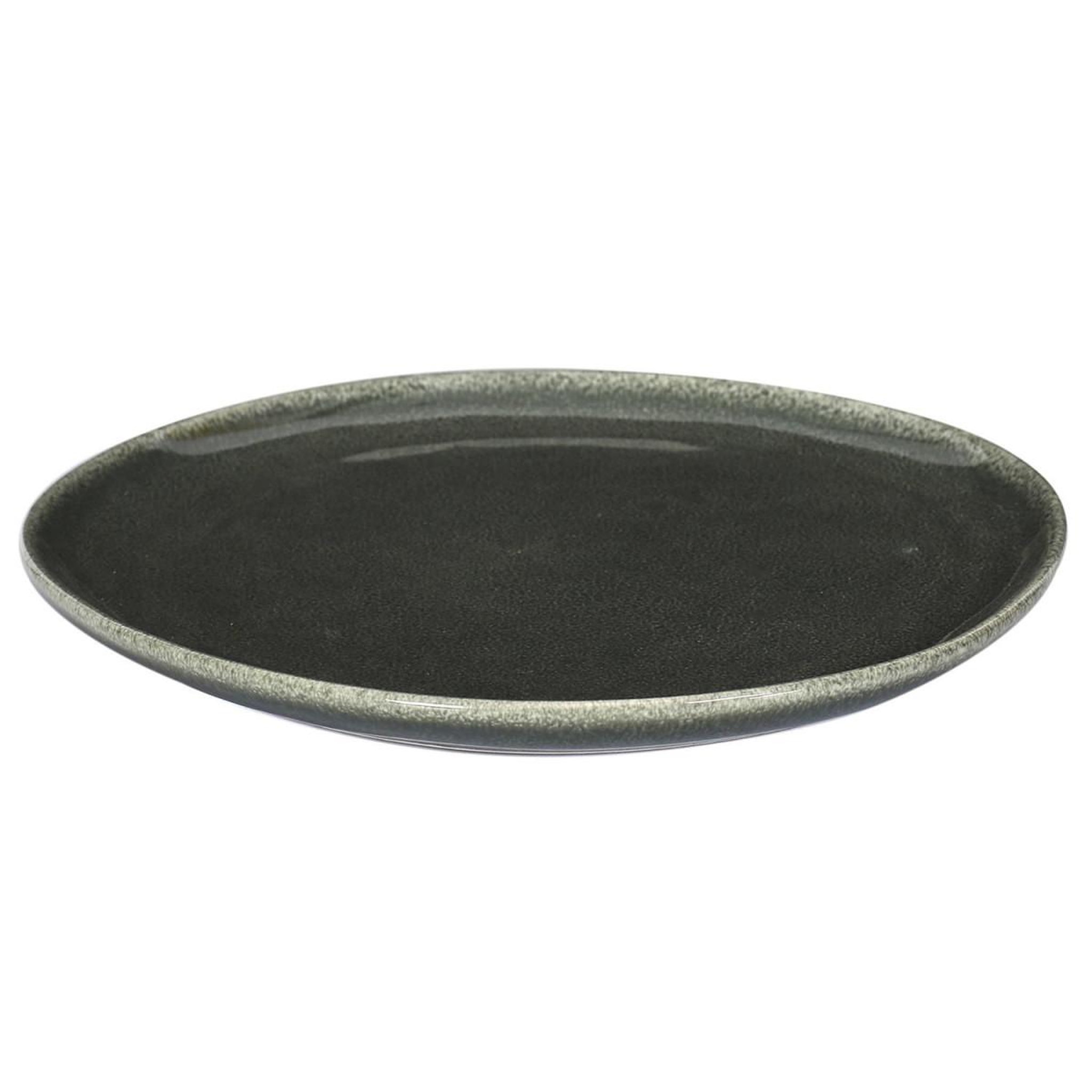 Voir la diapositive 2 : The Home Deco Factory Lot de 6 assiettes plates  black forest  27cm vert