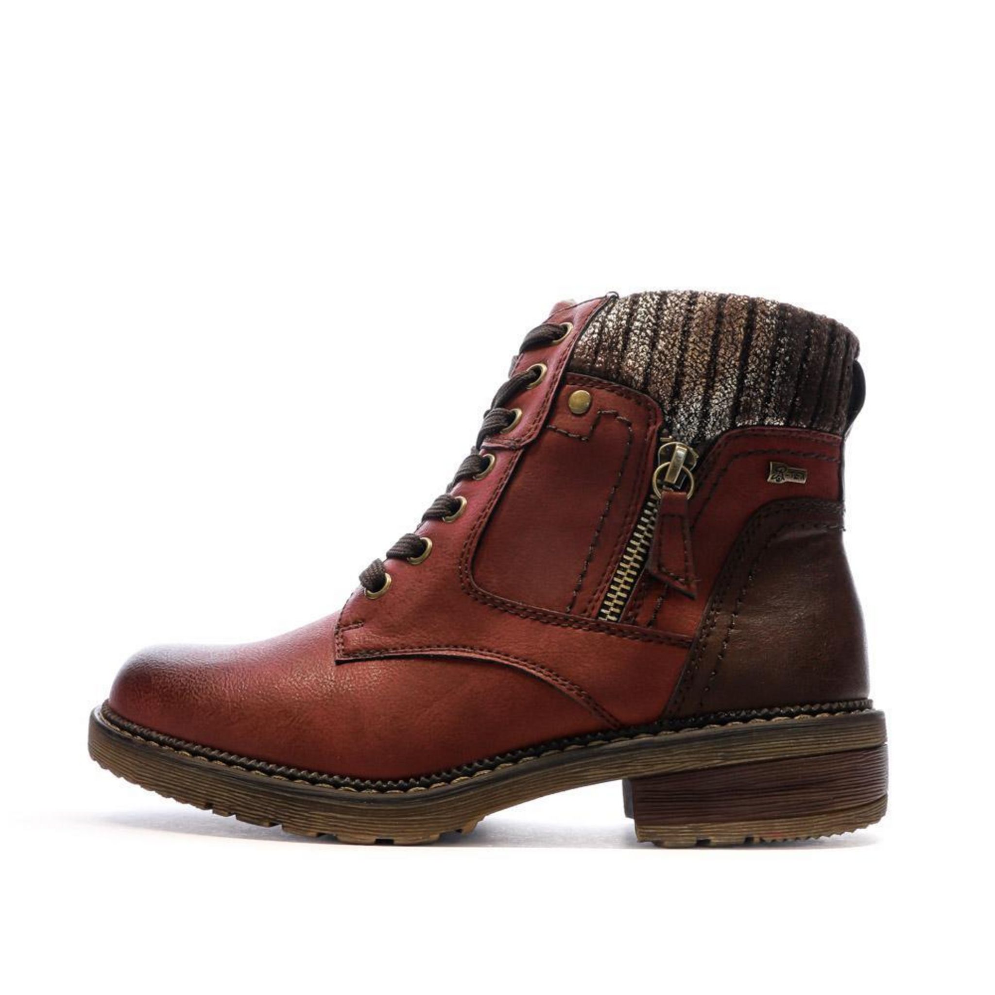 RELIFE Boots  Femme Relife Gramam. Coloris disponibles : Rouge
