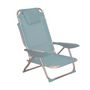 Voir la diapositive 1 : Clic Clac des Plages Fauteuil relax aluminium 4 positions bleu CLIC CLAC