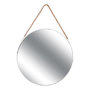 Voir la diapositive 1 : Paris Prix Miroir Mural avec Anse  Jonc  50cm Blanc