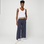Voir la diapositive 1 : INEXTENSO Pantalon bleu indigo uni femme