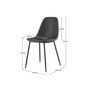 Voir la diapositive 4 : Rendez vous déco Lot de 2 chaises en cuir synthétique camel - Henrik