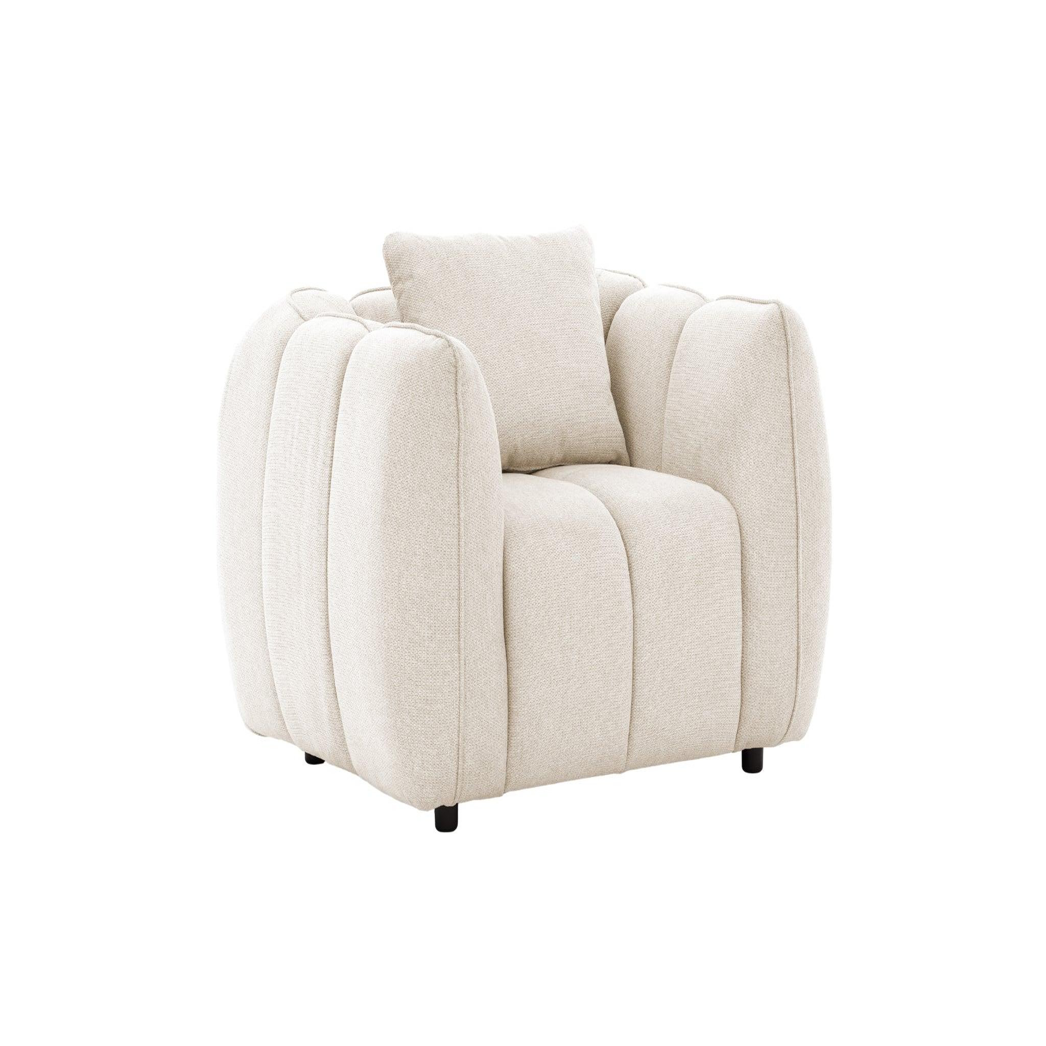 Voir la diapositive 6 : CASANOVA PARIS HAVANA - Fauteuil tissu lisse