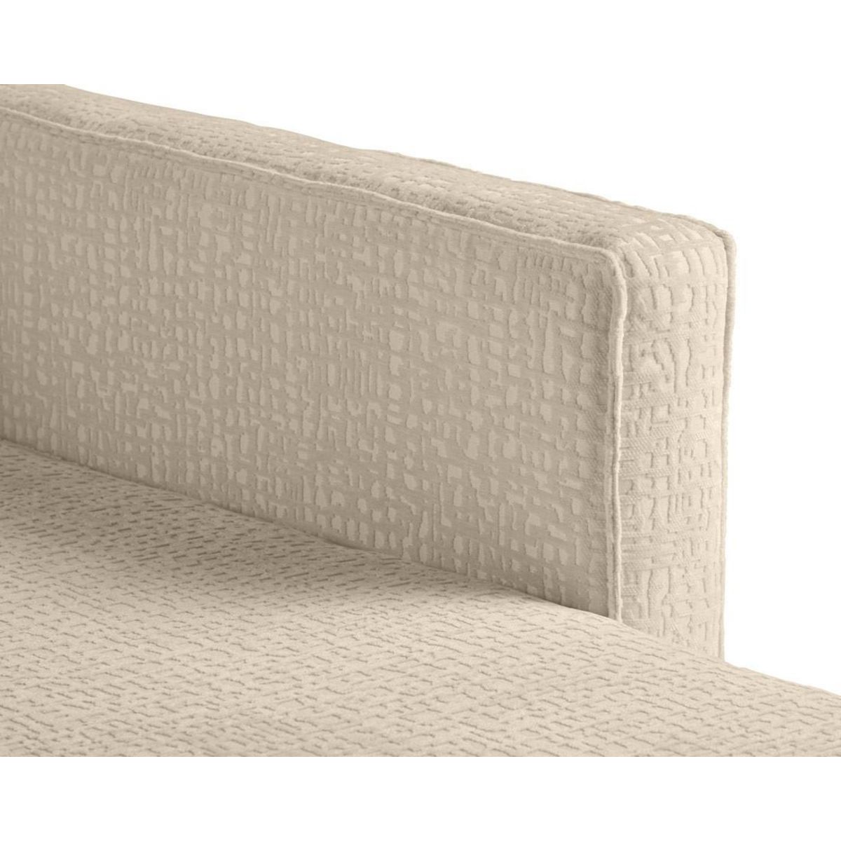 LISA DESIGN Charlie - canapé panoramique en u 7 places - convertible avec coffre - en tissu velours relief