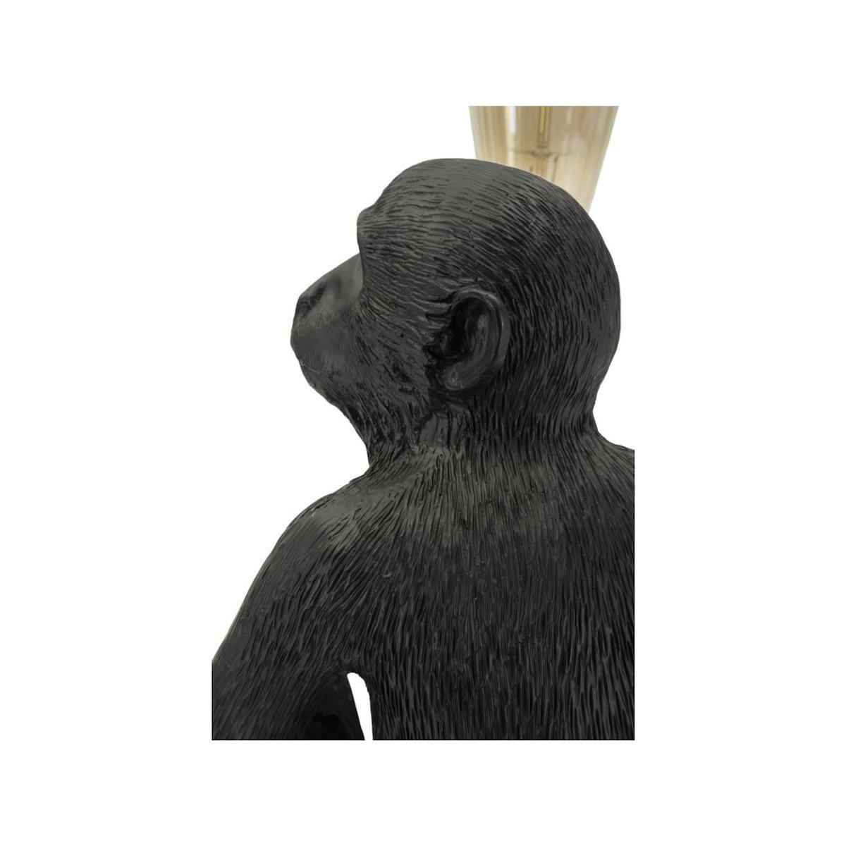 Paris Prix Lampe à Poser Design  Monkey  33cm Noir