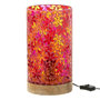 Voir la diapositive 1 : Paris Prix Lampe à Poser Mosaïque en Verre  Fleur  29cm Multicolore