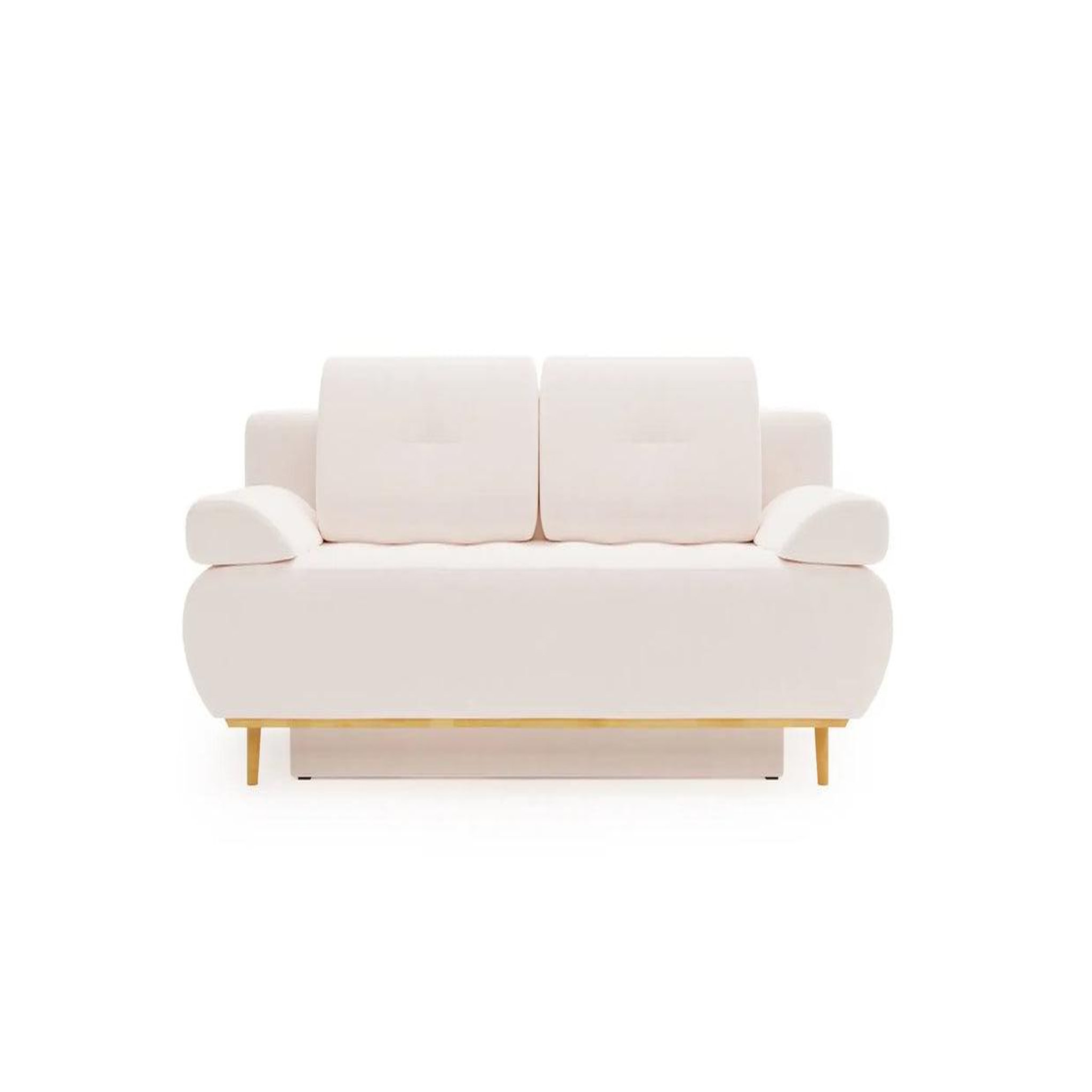 Voir la diapositive 1 : CASANOVA PARIS Amaro - canapé droit convertible tissu velours 2 places