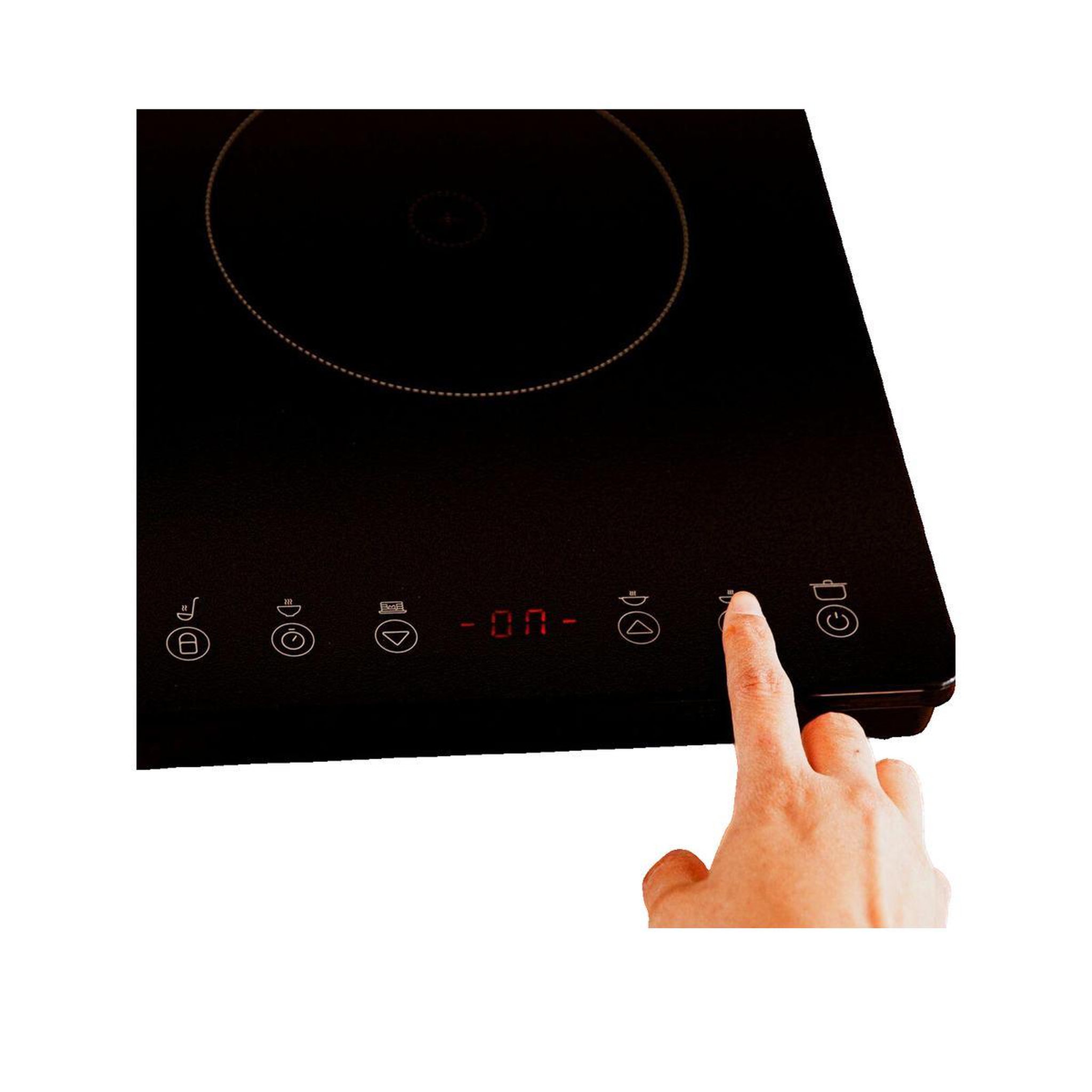 Voir la diapositive 2 : CECOTEC Plaque à induction Cecotec Full Magma Slim Noir
