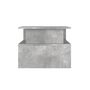 Voir la diapositive 5 : VIDAXL Table basse gris béton 90x55x42,5 cm bois d ingénierie