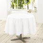 Voir la diapositive 1 : Paris Prix Nappe Ronde Antitache  Essentiel  180cm Blanc