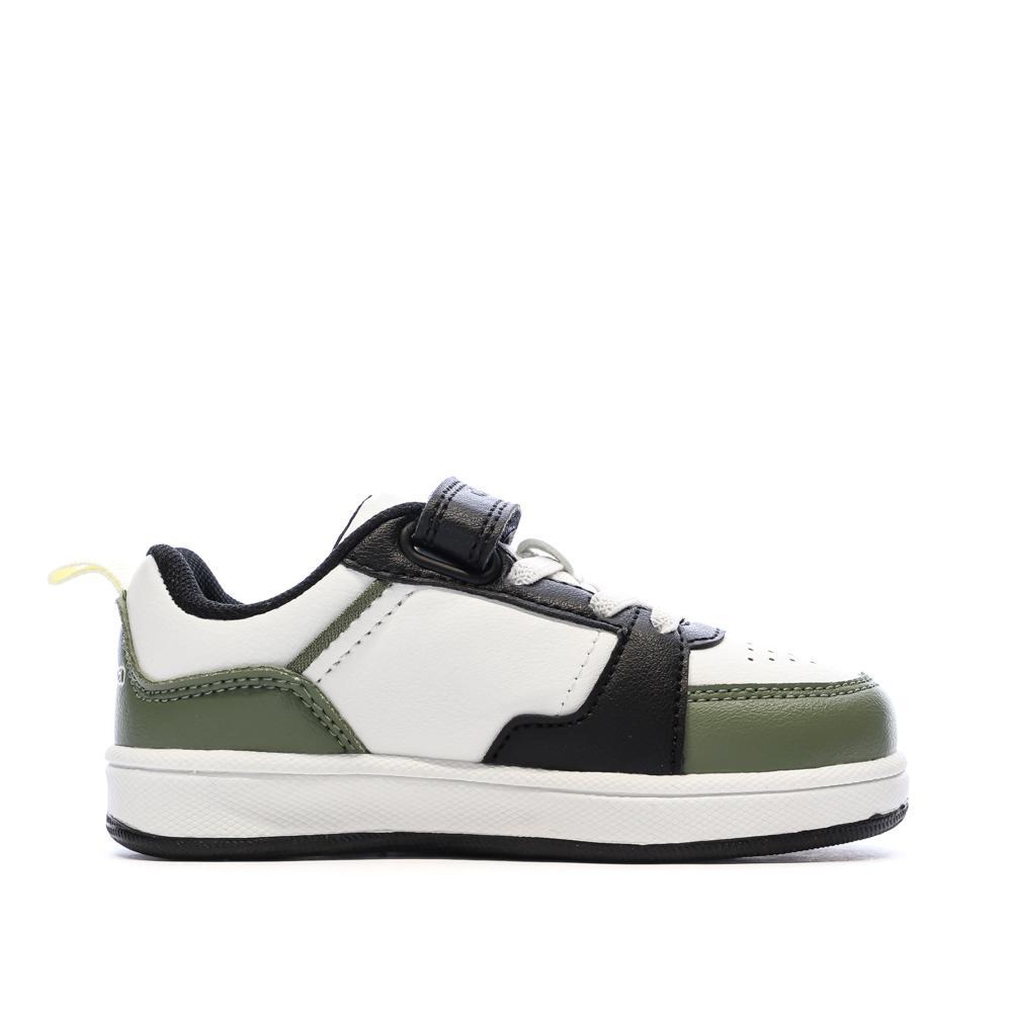 Voir la diapositive 2 : KAPPA Baskets Blanc/Vert Garçon Kappa Logo Shay 1.0