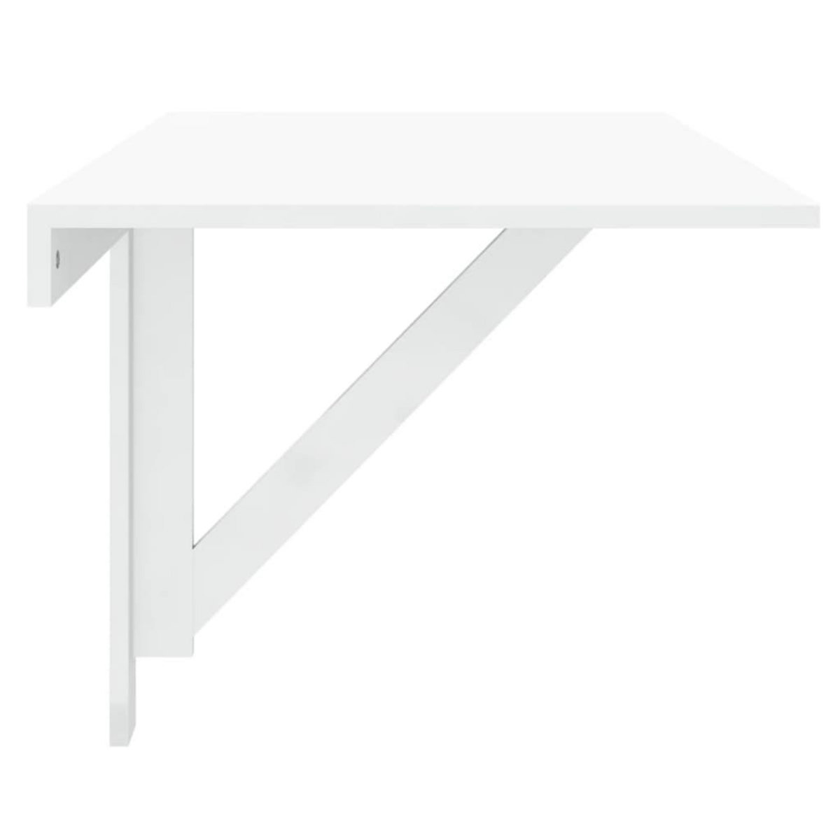 VIDAXL Table murale pliable Blanc brillant 100x60x56cm Bois ingenierie