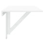 Voir la diapositive 4 : VIDAXL Table murale pliable Blanc brillant 100x60x56cm Bois ingenierie