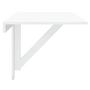 Voir la diapositive 4 : VIDAXL Table murale pliable Blanc brillant 100x60x56cm Bois ingenierie