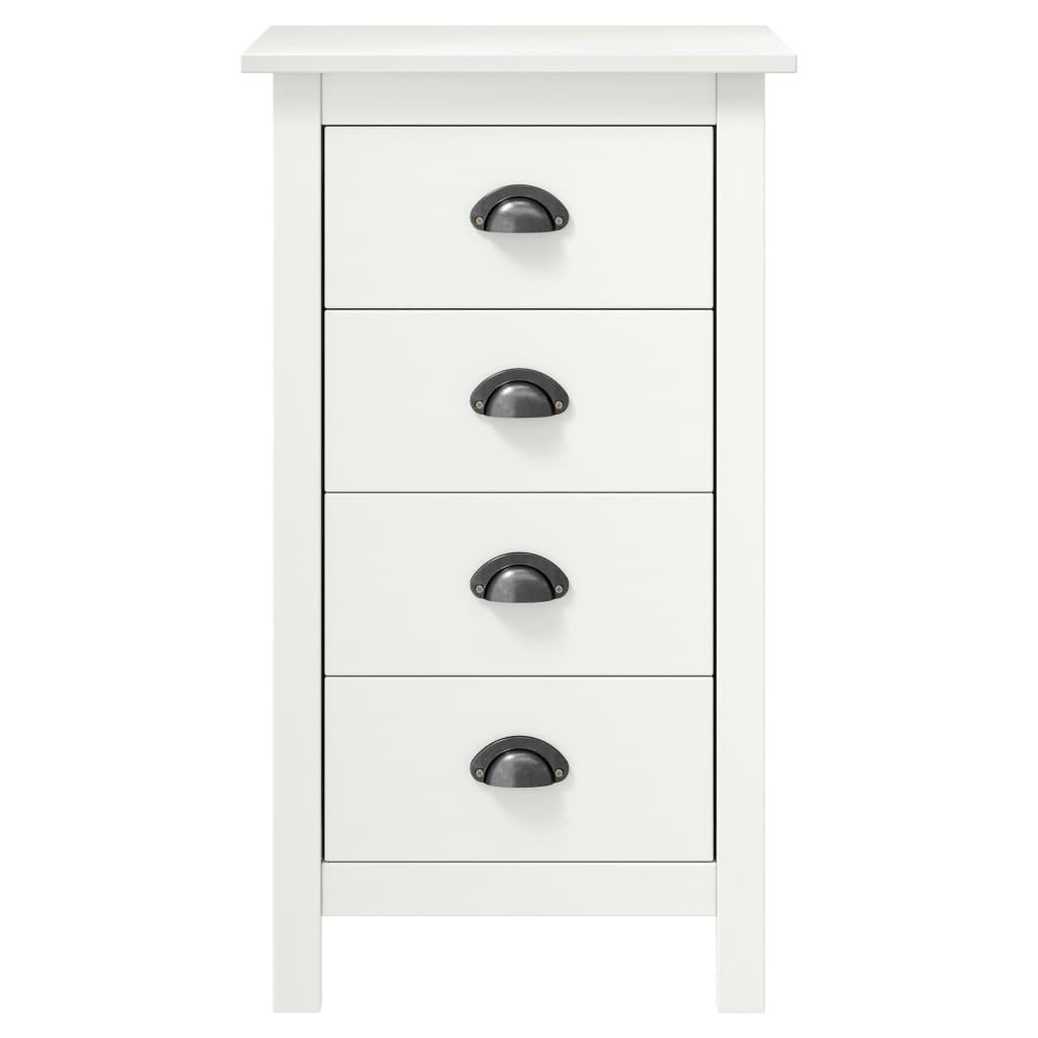 Voir la diapositive 2 : VIDAXL Buffet Hill Blanc 46x35x80 cm Bois de pin solide